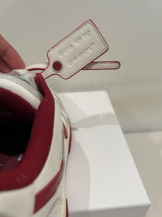 Zapatillas Off-White Blancas y Rojas