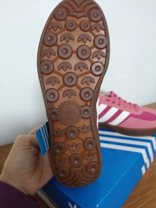 Zapatillas Adidas Gazelle Rosa y Blanco