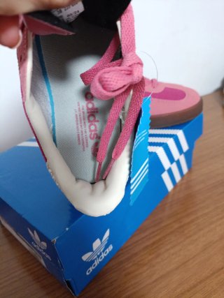 Zapatillas Adidas Gazelle Rosa y Blanco