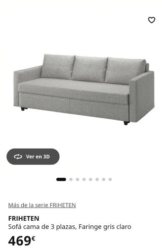 Sofá Cama Friheten Ikea