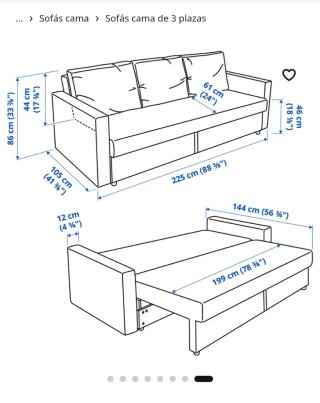 Sofá Cama Friheten Ikea