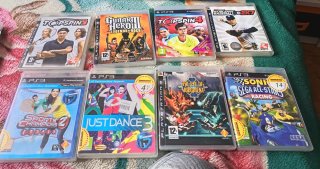 Pacchetto PS3: Top Spin 3, 4, Guitar Hero, Baseball 2K7