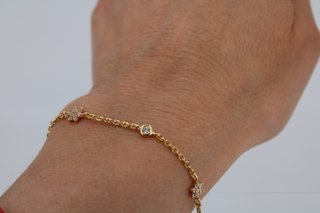 Pulsera Estrella 18K.3,28gr.Ref:043-05-00135.