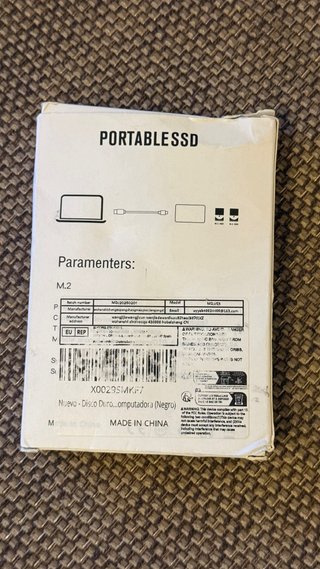SSD Portátil 1TB USB 3.1 Tipo-C