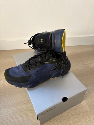 Zapatillas Under Armour Azul y Amarillo