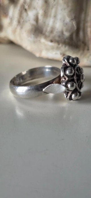 Anillo de plata charro vintage