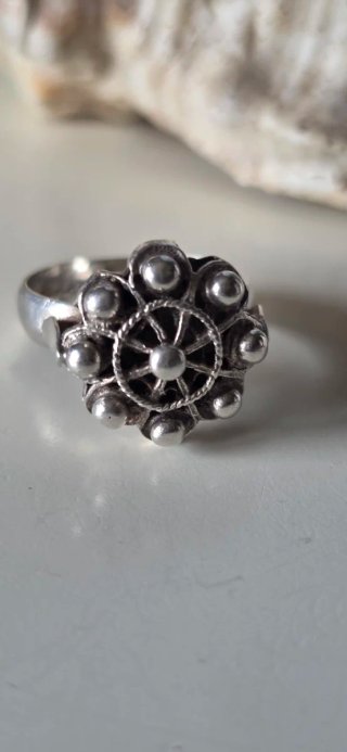 Anillo de plata charro vintage