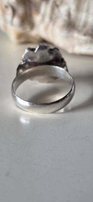 Anillo de plata charro vintage
