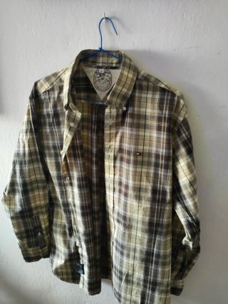 Camisa Tommy Hilfiger Cuadros Talla M