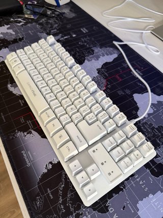 Pack Teclado y Ratón XTrust Blanco
