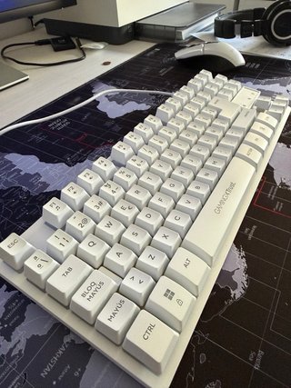 Pack Teclado y Ratón XTrust Blanco