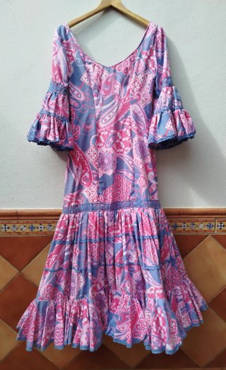 Traje de flamenca estampado