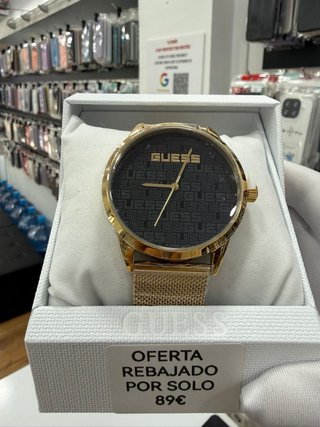Reloj Guess Dorado y Negro