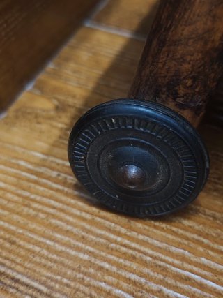 Trona de Muñeca Antigua Madera Rústica