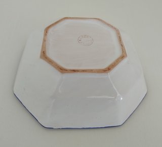 Centrotavola ceramica Nabeul Tunisia vintage