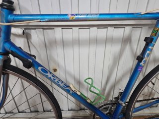 Bicicleta carretera clásica Orbea azul