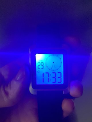 Orologio Digitale Argento e Nero
