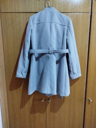 Chaqueta gabardina niña beige