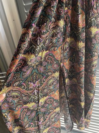 Abito lungo donna fantasia paisley