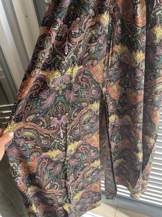 Abito lungo donna fantasia paisley