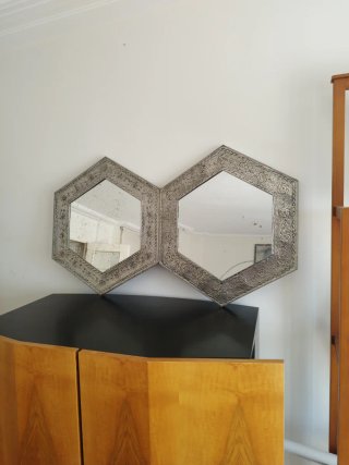 Espejos hexagonales Zara Home