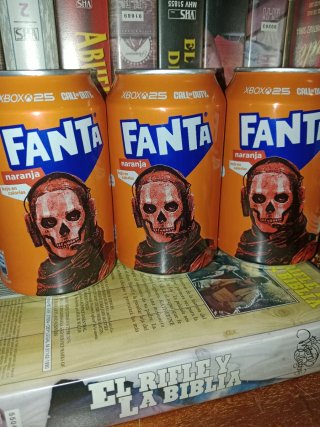 Lote 3 Latas Fanta Xbox 25 Call of Duty