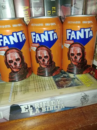 Lote 3 Latas Fanta Xbox 25 Call of Duty