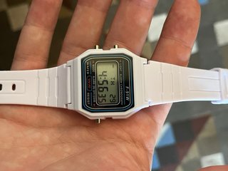 Reloj F-91W Blanco