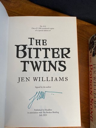 THE WINNOWING FLAME TRILOGY The Broken Binding