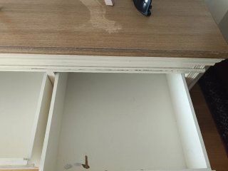 Aparador Provenzal Blanco y Madera