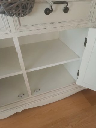 Aparador Provenzal Blanco y Madera