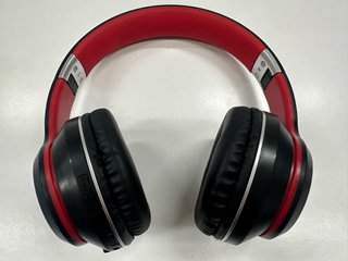 Auriculares Bluetooth Plegables Negros y Rojos