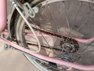 Bicicleta Orbea rosa plegable niña