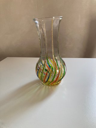 Vaso in vetro colorato