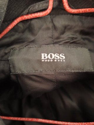 Abrigo Hugo Boss Lana Negro
