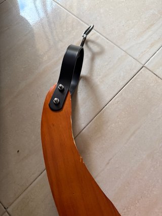 Jamonero de madera y metal