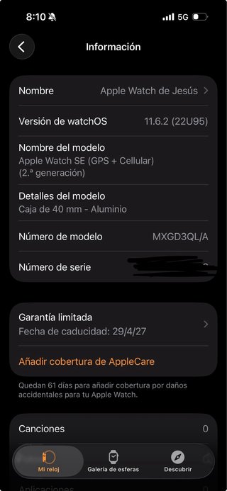 Apple Watch SE GPS+Cellular 40mm Medianoche