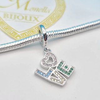 Charm argento 925 Love Cuore Amore Fidanzati