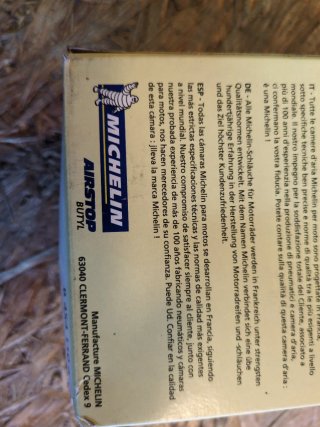 Cámara Michelin 4.00-4 Airstop Butyl