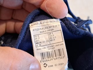 Scarpe Quechua AT FLEX RUN LACE Blu 38