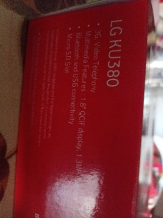LG KU380 Vodafone Live Cellulare Vintage