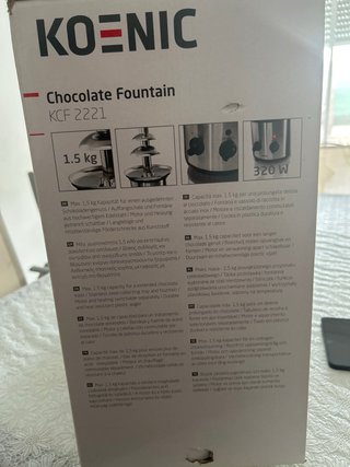 Fuente de Chocolate Eléctrica 320W