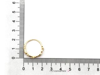 sortija oro 18k con circonita