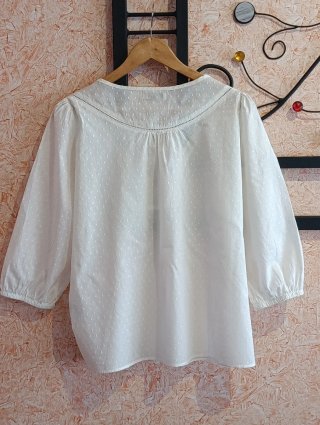 Blusa MLN blanca talla L