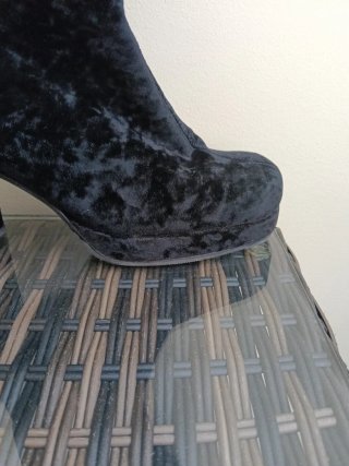 Botas altas terciopelo talla 36/37