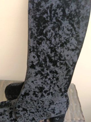 Botas altas terciopelo talla 36/37