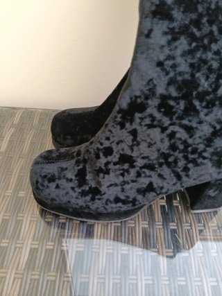 Botas altas terciopelo talla 36/37