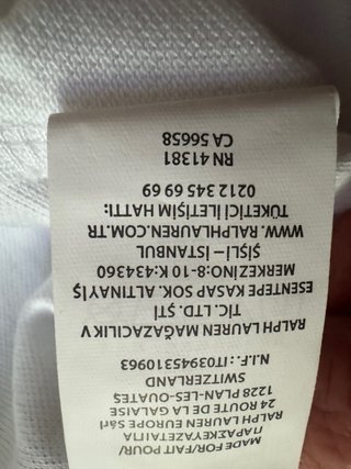 Polo Ralph Lauren Bianco Taglia L