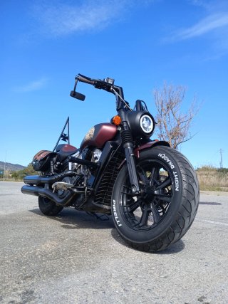 Respaldo y Asiento Custom Indian Scout
