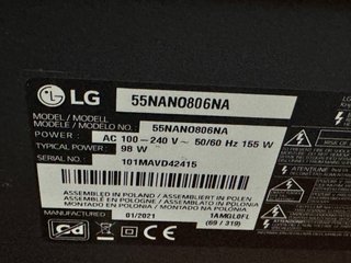 Smart TV LG 55 4K nanocell